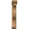 Ekena Millwork Funston Slat Rough Sawn Bracket w/ Offset Brace, Western Red Cedar, 6"W x 28"D x 36"H BKT0604X28X36FST06RWR - alternate 3